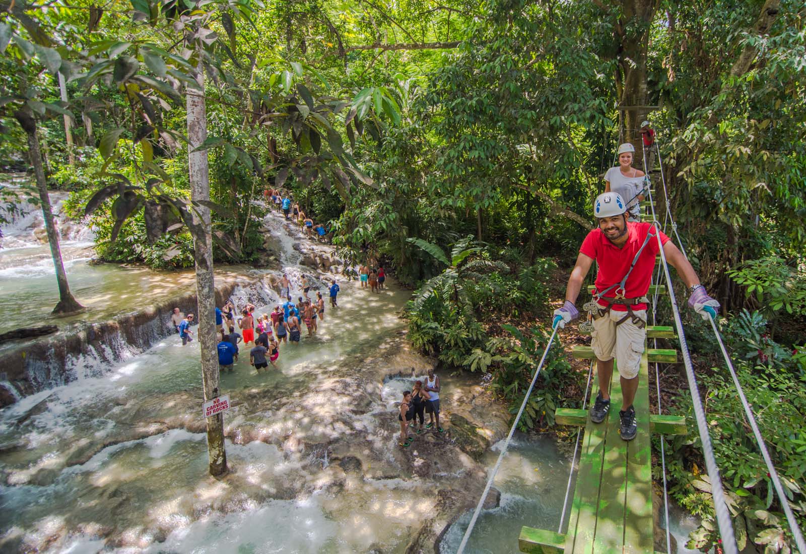 Dunns River Falls Zipline Combo