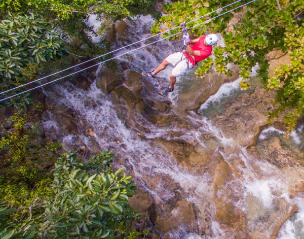 Dunns River Falls Zipline | Pashon Ocho Rios Tours and Transfers